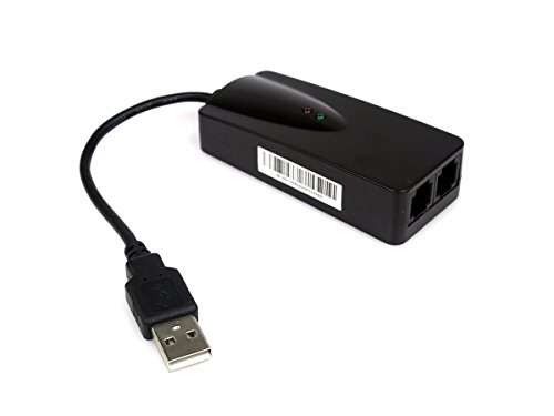 Kalea-Informatique  – Modem fax 56 K su porta USB – 2 prese RJ11 – Chipset Conexant