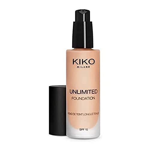 KIKO Milano Unlimited Foundation 02, Fondotinta liquido a lunga tenuta, 30 g