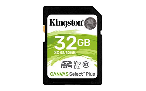 Kingston Canvas Select Plus Scheda di Memoria SD - SDS2 32GB Class 10 UHS-I
