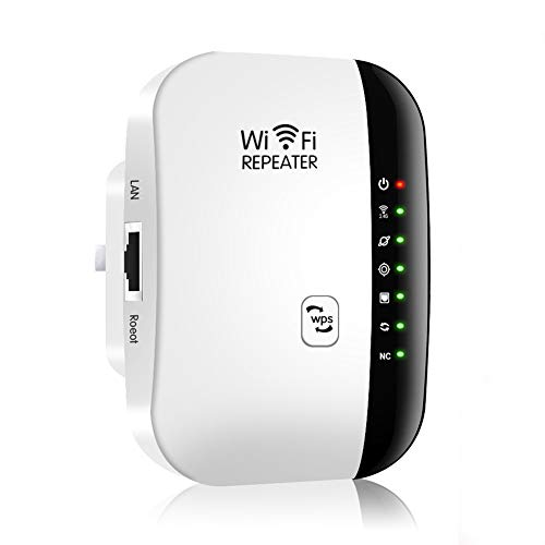 KKshop Ripetitore WiFi Wireless, WiFi Extender, 300Mbps WiFi Ripetitore Amplificatori di Segnale Range Extender Universale, Wireless Repeater Booster