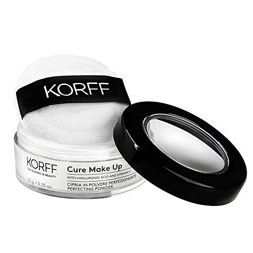 Korff Cipria in Polvere Perfezionante, Riduce le Zone Lucide, Transparente Effetto Soft Focus, Finish Matte, 10g