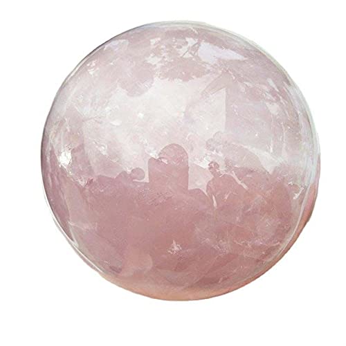 KUYIN Palla d Acqua di Cristallo di Cristallo Rosa Naturale di Diametro di Diametro 100mm Ornamenti