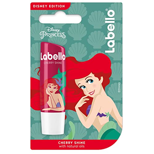 Labello Cherry Shine Limited Edition Disney (Ariel), Balsamo Labbra...