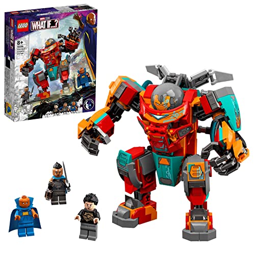 LEGO 76194 Marvel Iron Man Sakaariano di Tony Stark, da Action Figure ad Autovettura, Giocattoli per Bambini 8 anni