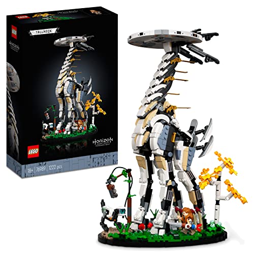 LEGO 76989 Horizon Forbidden West: Collolungo, Set per Adulti da Collezione, Modellino da Costruire in Mattoncini di Tallneck con Minifigure di Aloy