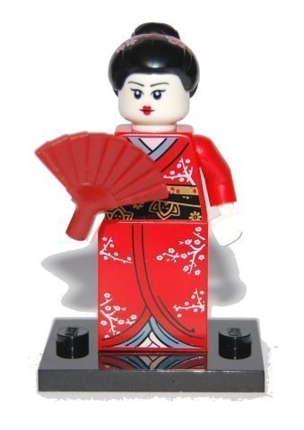 LEGO Omini Da Collezione: Kimono Ragazza (Geisha) Minifigura (Serie 4)