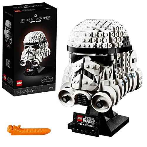 LEGO Star Wars Casco di Stormtrooper, Set di Costruzioni da Display, Modello Regalo Avanzato da Collezione per Adulti, 75276
