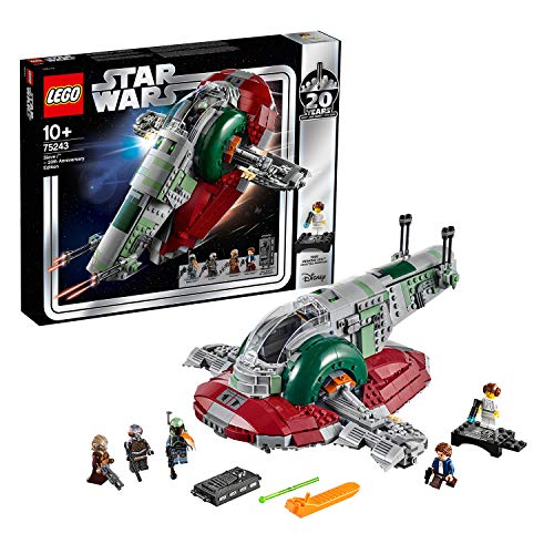 LEGO Star Wars Slave I – Edizione 20° Anniversario, Minifigure da Collezione con Principessa Leia, Collezione L Impero Colpisce Ancora, 75243