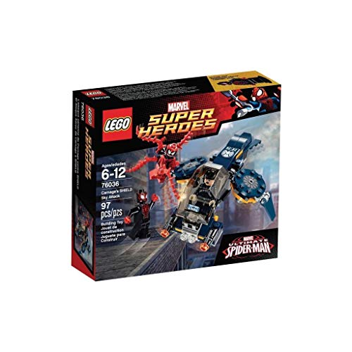 LEGO Super Heroes 76036 - Carnage e L Attacco Aereo Shield