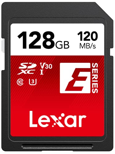 Lexar Scheda SD 128 GB, Scheda di Memoria SDXC fino a 120 MB s in L...