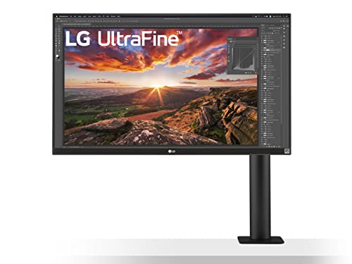 LG 27UN880 UltraHD 4K ERGO Monitor 27  LED IPS HDR 400, 3840x2160, AMD FreeSync 60Hz, HDMI 2.0 (HDCP 2.2), Display Port 1.4, USB-C, USB 3.0, Audio Stereo 10W, AUX, ERGO Stand, Flicker Safe, Nero
