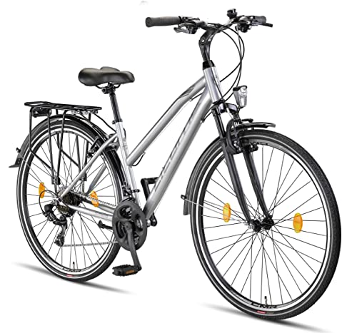 Licorne Bike Bicicletta da Trekking Premium da 28 Pollici, Adatta a...