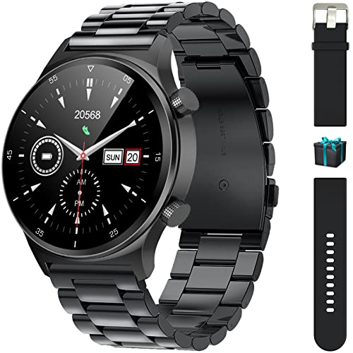 LIGE Smartwatch, Orologio Fitness Uomo 1,32   Touch Schermo Smart Watch con Sonno Cardiofrequenzimetro Salute Monitoraggio, Sportivo Fitness Tracker Impermeabil IP68 per Android iOS