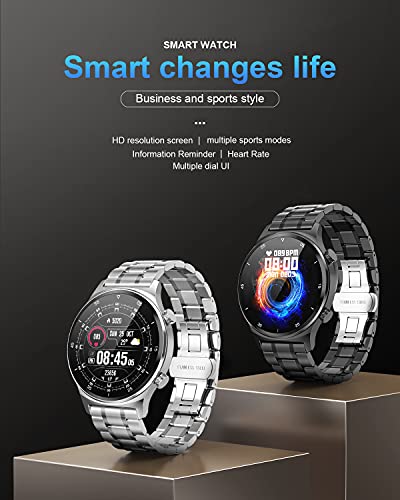 LIGE Smartwatch Orologio,Schermo Tattile HD da 1,32 pollici, Freque...