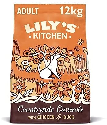 Lily s Kitchen Senza cereali Crocchette Cani per Cani Adulti (12kg) - Pollo, Anatra e patate dolci