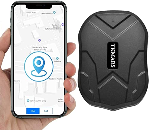 Localizzatore GPS per Auto GPS Tracker con Microfono Monitoraggio in Tempo Reale Dispositivo Antifurto Batteria da 5000mAh Impermeabile con Forte Magnete APP per Auto Camion Moto Nave Flotta TK905