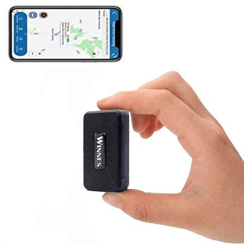 Localizzatore GPS Spia Portatile GPS Tracker Satellitare Tracciatore di Posizione In Tempo Real GPS per Auto Moto Bambini, Magnete, Batteria da 1500mAh, Geo-fence Alarm App Gratuita