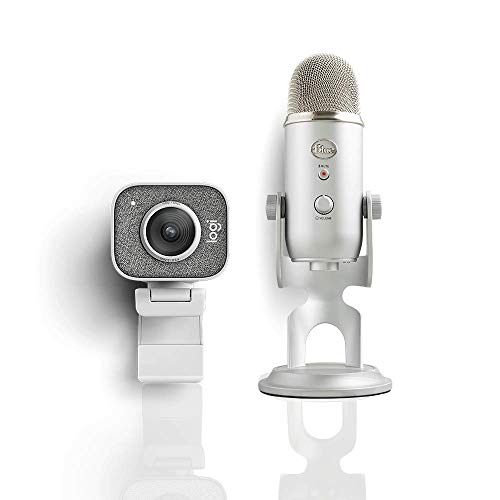 Logitech StreamCam per Streaming Live e Creazione di Contenuti + Blue Microphones Yeti Professional Multi-Pattern USB Mic for Recording and Streaming Microfono USB