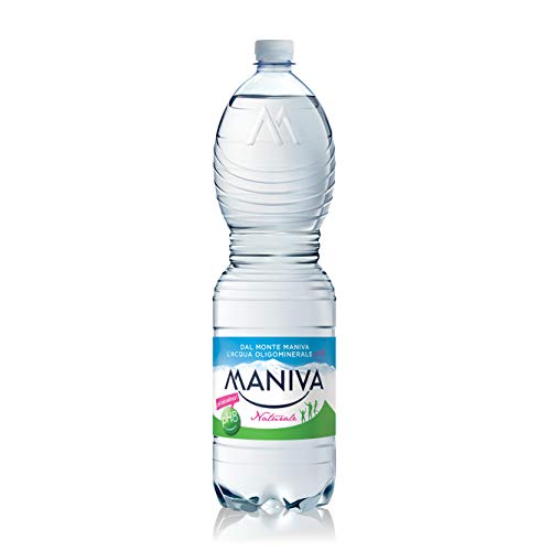 MANIVA, Pet Classic, Acqua Naturale, Confezione da 6 Bottiglie, 150 CL
