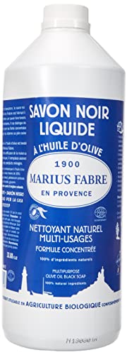 Marius Fabre  le Lavoir -Lubrificanti Olio d  oliva Sapone sapone nero – Savon Noir, 1 litro