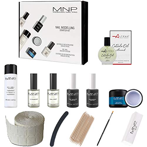 MESAUDA Starter Kit Nail Modelling + Accessori + OMAGGIO Olio ALTÉAX Set di Ricostruzione Unghie Gel Professionale