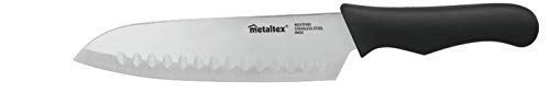 Metaltex Santoku - Coltello da cuoco in acciaio INOX, 30 cm, 25.81.53