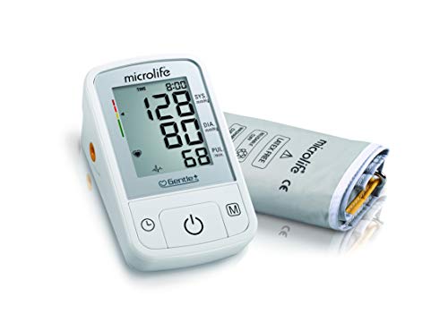 Microlife BPA2-B - Misuratore A2 Basic, portatile, con bracciale, per misurazione della pressione arteriosa, con cardiofrequenzimetro.