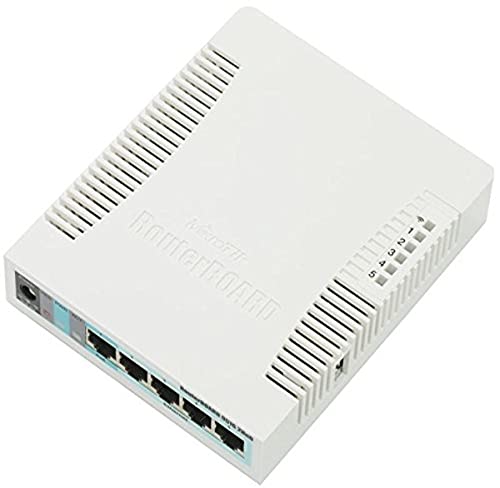 MikroTik rb951g-2hnd – Punto di accesso, 10, 100, 1000 Mbit s, 2,4 GHz, 16-qam, 64-qam, bpsk, CCK, dbpsk, DSSS, OFDM, QPSK, USB a, Internal, 2,5 dBi)