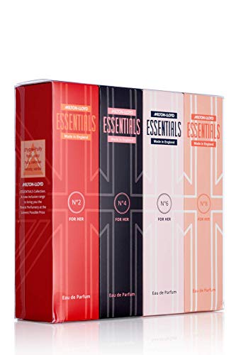 Milton-Lloyd Essentials Quad Pack - Fragrance for Women - 4 x 50ml Eau de Parfum