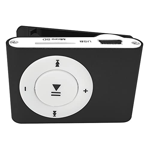 Mini Lettore File Audio MP3, WMA, WAV in alluminio con supporto per Micro SD, controller, clip per aggancio e auricolari inclusi