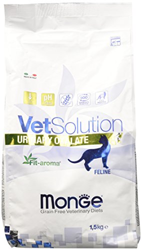 Monge vetsolution Cat Food Veterinary Solution Gatto Urinary Oxalate kg. 1,5 Cibo Gatti, Multicolore, Unica