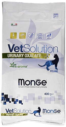 Monge Vetsolution Cat Food Veterinary Solution Gatto Urinary Oxalate GR. 400 Cibo Gatti, Multicolore, Unica