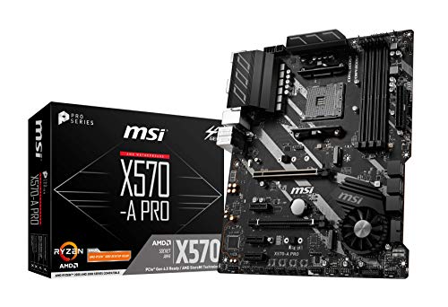 MSI X570-A PRO Scheda Madre, Socket AMD AM4, DDR4, M.2, USB 3.2 Gen 2, HDMI, ATX