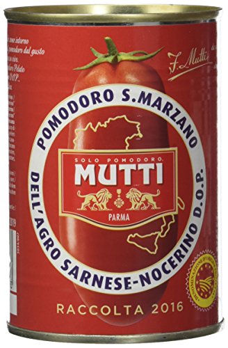 Mutti Pomodori Pelati San Marzano - 6 Lattine da 400g