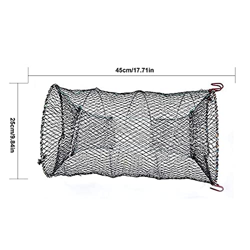 NC - Trappola per pesce in rete a gabbia per pesca 2 pezzi, pieghev...