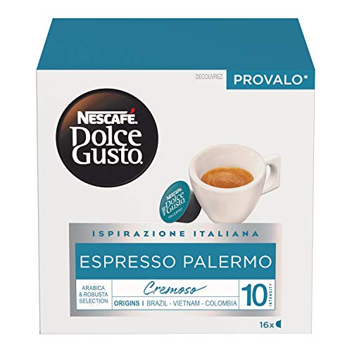 NESCAFÉ DOLCE GUSTO Espresso Palermo Caffè 6 confezioni da 16 capsule (96 capsule)