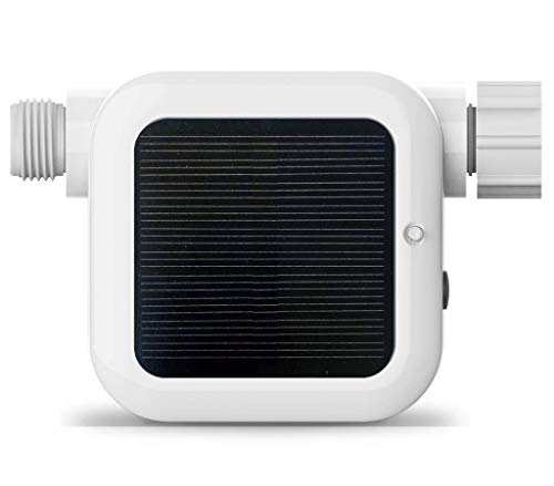 Netro Pixie - Timer intelligente per tubo per irrigazione, collegato a WiFi, alimentato a energia solare, con sensore meteo