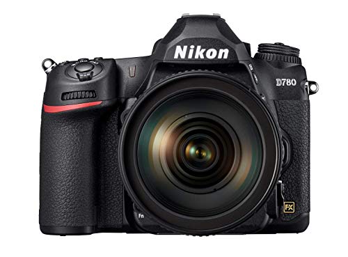 Nikon D780 + AF-S NIKKOR 24-120 VR Fotocamera Reflex Digitale, 24,5 MP, CMOS FX pieno formato, 2 slot CARD SD,Face Detect in AF Live View, mirino ottico, fino a 12 fps, Nero