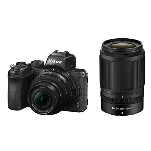 Nikon Z50 + Z DX 16-50VR+50-250VR+ Lexar SD 64GB Fotocamera Mirrorl...