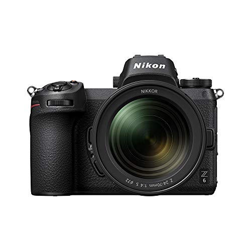 Nikon Z6 + NIKKOR Z 24-70 F 4 S Fotocamera Mirrorless Full Frame, CMOS FX da 24.5 MP, 273 Punti AF, Mirino OLED da 3.686k Punti Quad VGA, Video 4K, LCD 3.2 , Nero