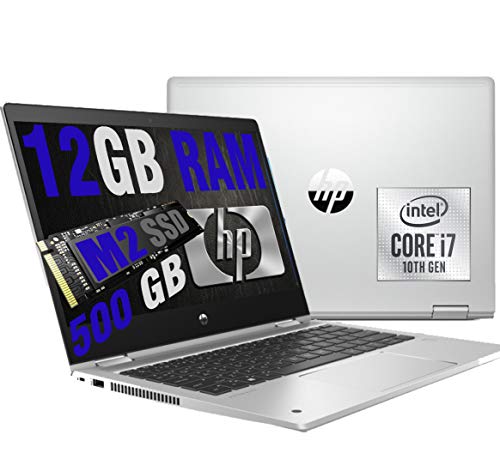 Notebook HP ProBook 430 G7 Portatile Display 14  Full HD IPS Cpu Intel I7 Quad core i7-10510U 10th gen 4,9Ghz  Ram 12Gb DDR4  SSD Nvme M.2 500GB  VGA INTEL UHD  Hdmi Wifi RJ-45 Bt Windows 11 pro