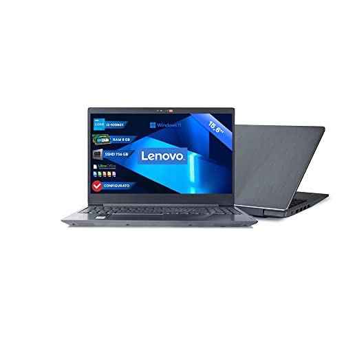 Notebook Lenovo i3 Pc portatile cpu i3 1005G1 , Display 15.6” FHD...