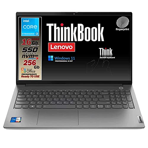 Notebook Lenovo THINKBOOK Intel i3 di 11Th, ram 16 Gb, SSD pci 256G...