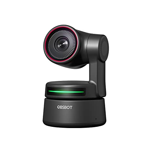 OBSBOT Tiny PTZ 4K Webcam Inquadratura AI-Powered e Messa a Fuoco A...