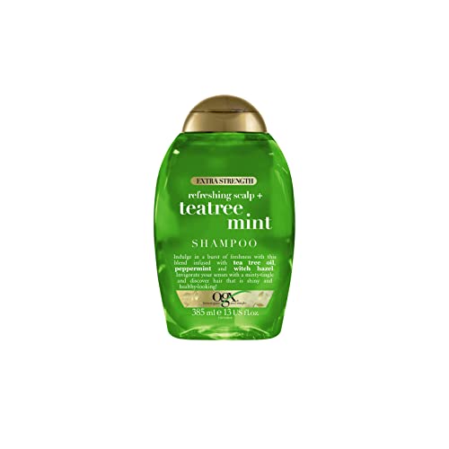 OGX Tea Tree - Shampoo chiarificante per capelli grassi e grassi 385 ml