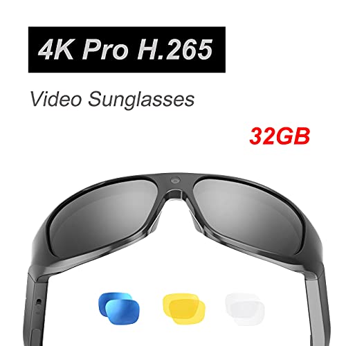 OhO Video Glasses 4K Pro, risoluzione 24M H.265 Sport Cam Occhiali ...