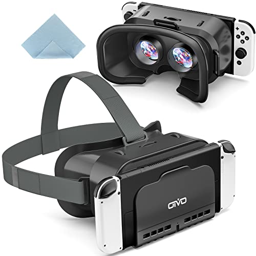 OIVO VR per Nintendo Switch e Nintendo Switch OLED, Realtà Virtuale per Nintendo Switch, Occhiali 3D per Nintendo Switch, Occhiali VR per Nintendo Switch e Nintendo Switch OLED
