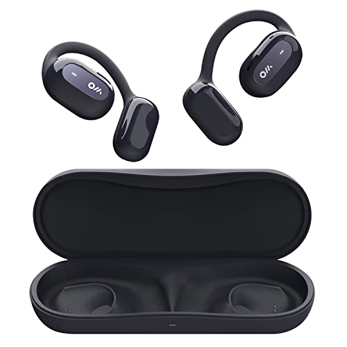 Oladance Indossabili Stereo Auricolari Bluetooth Cuffie Wireless per iPhone e Android, Cuffie Bluetooth Sport Fino a 16 ore di Riproduzione con Driver Dinamici Doppi da 16,5 mm Blu Interstellare