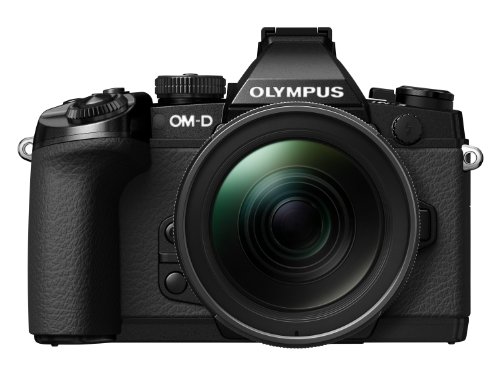 Olympus OM-D E-M1 Fotocamera Mirrorless 16 MP, Kit Obiettivo M.Zuiko Digital ED 12 - 40 mm 1:2.8, Display LCD TFT 3 , HDR, Nero