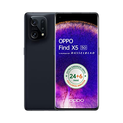 OPPO Find X5 Smartphone, AI Tripla Fotocamera 50+50+13MP, Display 6...